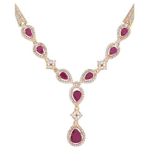Elegant CZ Necklace Set for Women - An Unforgettable Expression of Love