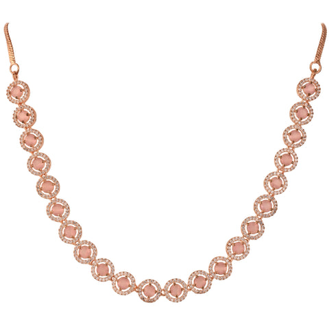 Luxury at its Best: Handcrafted CZ Necklace Set for Women