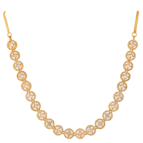Flaunt Your Style with this Handcrafted CZ Necklace Set