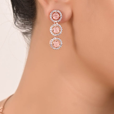 Luxury at its Best: Handcrafted CZ Necklace Set for Women