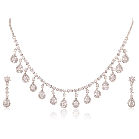 Delicate Handmade CZ Necklace for Women - A Symbol of Love