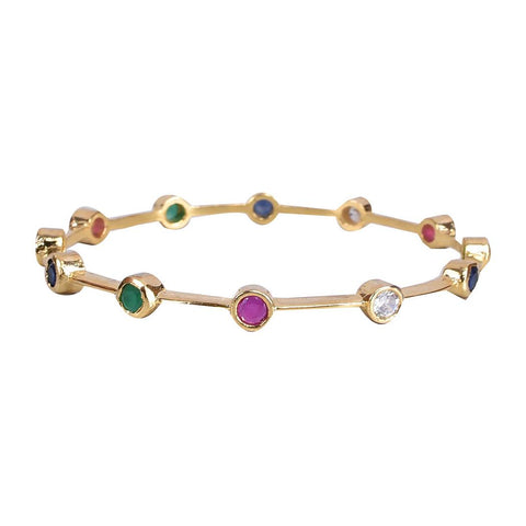 Rounded CZ Bangles