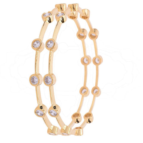 Rounded CZ Bangles