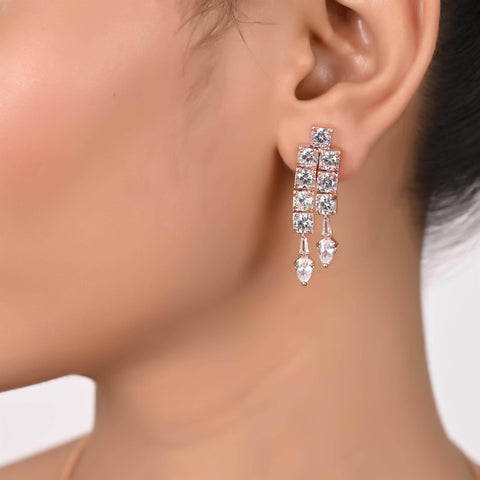 Delicate Handmade CZ Necklace Set - A Touch of Glamour