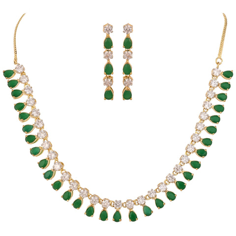 Gorgeous Handmade CZ Necklace Set - The Perfect Gift