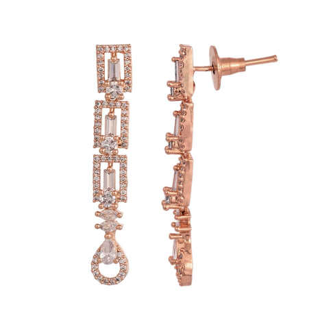 Refined CZ Necklace Set: Exquisite and Elegant Jewelry for Women