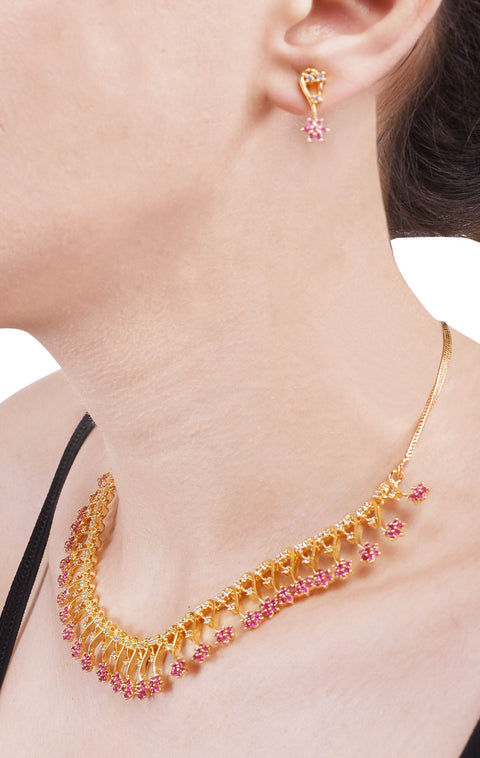 Opulent CZ Necklace Set: Gorgeous and Stunning Jewelry for Women