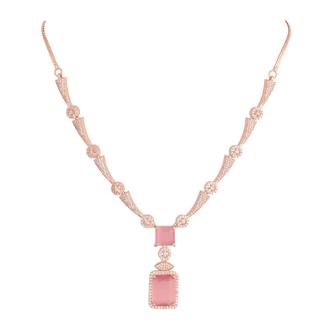 Dazzling CZ Necklace Set: Exquisite and Classy Jewelry for Women
