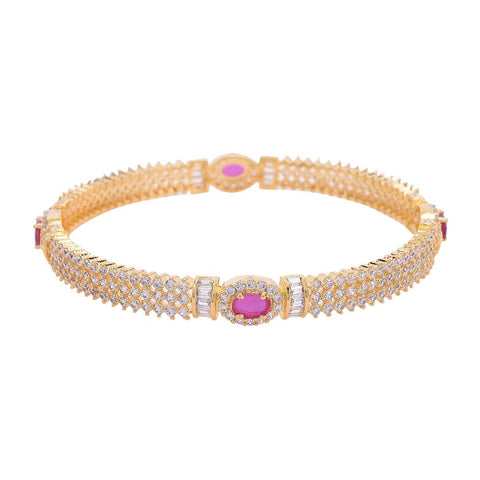 Artisanal CZ Bangles for Women: Handmade Designer Jewelry