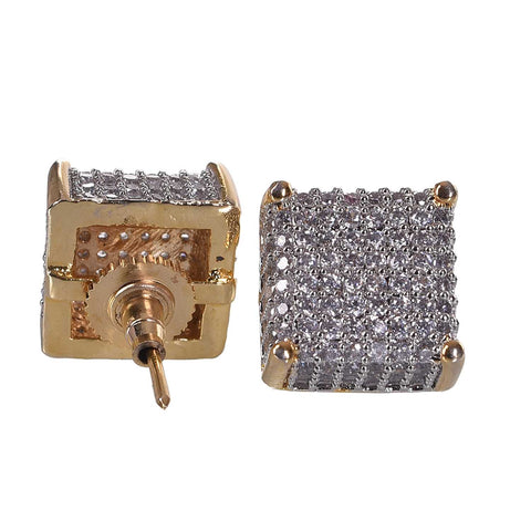 Gleaming CZ White Studs: A Radiant Accessory for the Discriminating Woman