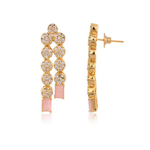 Stylish Handmade CZ Necklace Set - A Touch of Class