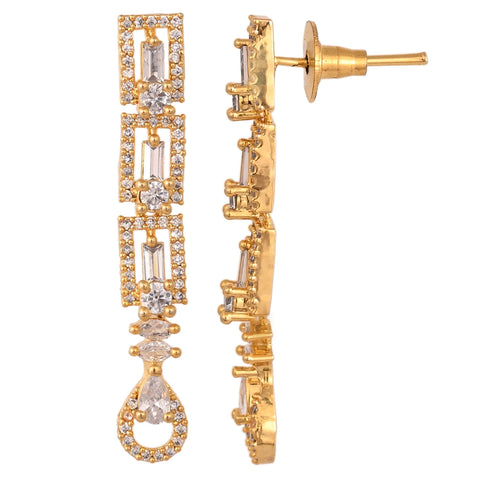 Exotic CZ Necklace Set: Delicate and Stylish Jewelry for Women