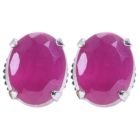 Effortlessly Elegant: Unique CZ Red Stud Earrings for the Stylish Woman