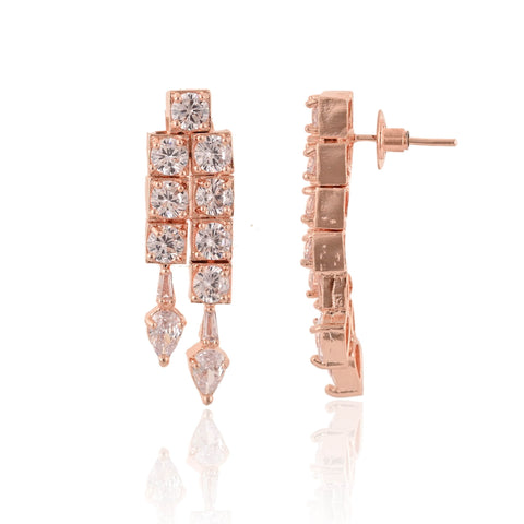 Delicate Handmade CZ Necklace Set - A Touch of Glamour