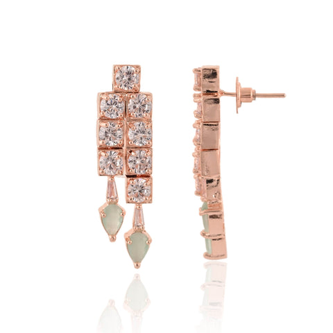 Magnificent Handmade CZ Necklace Set - Beauty and Class