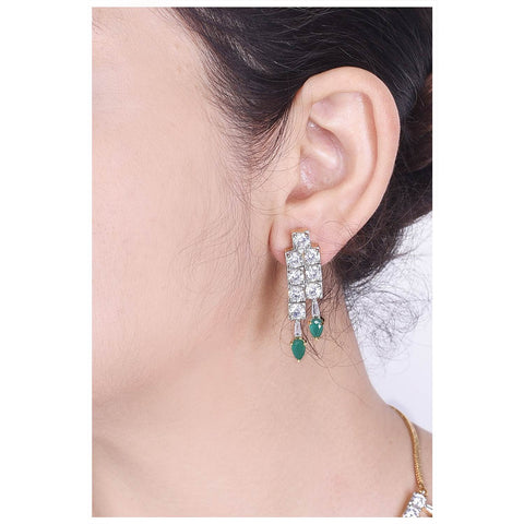 Sophisticated Handmade CZ Necklace Set - Show-stopper