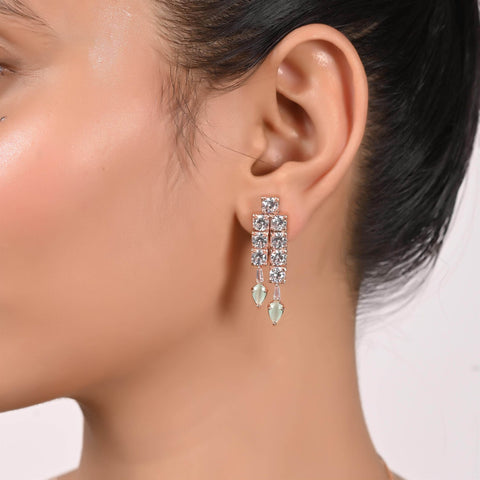 Magnificent Handmade CZ Necklace Set - Beauty and Class