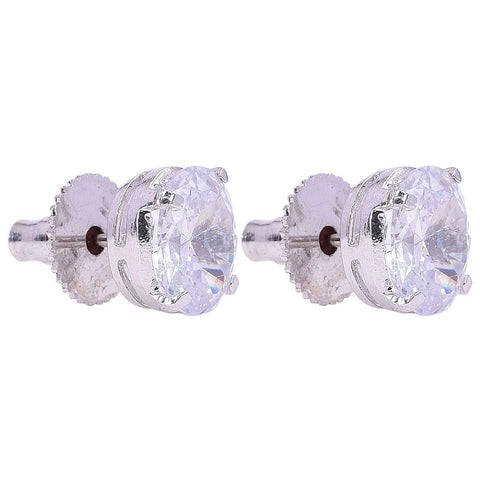 Chic and Timeless: Handcrafted CZ Champagne Stud Earrings for Women of All Ages