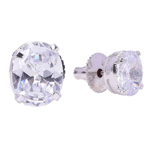 Chic and Timeless: Handcrafted CZ Champagne Stud Earrings for Women of All Ages