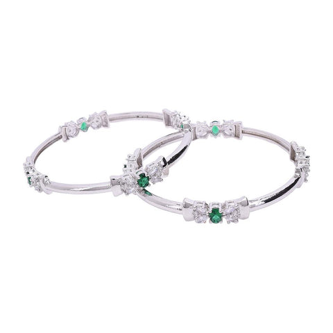 Dazzle in Designer CZ Bangles: Handmade with Love
