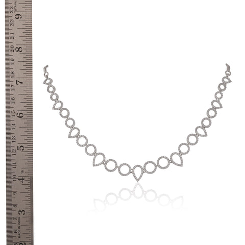 Fashionable Handcrafted CZ Necklace for Women: Eye-catching and Glamorous