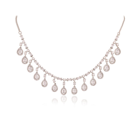 Delicate Handmade CZ Necklace for Women - A Symbol of Love