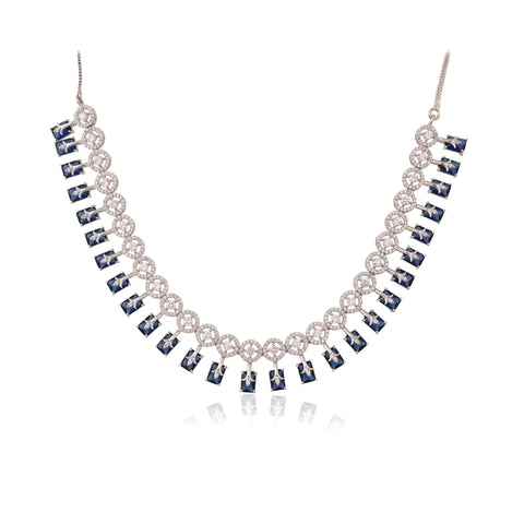 Radiant Handmade CZ Necklace Set - A Piece of Luxury