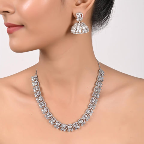 Luxurious and Eye-Catching Handmade CZ Necklace for Women