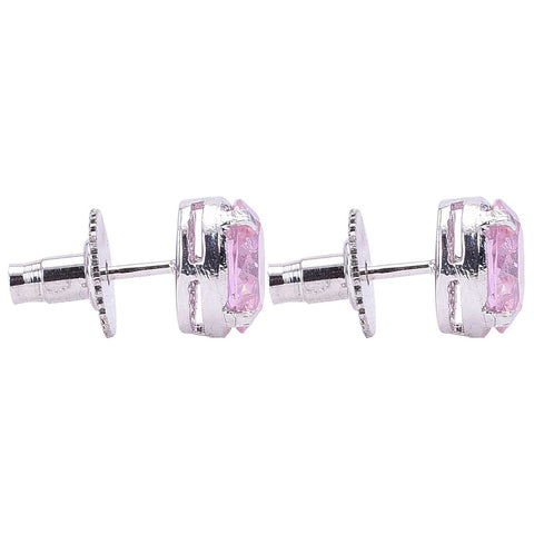 Bold and Beautiful: Unique CZ Pink Stud Earrings for the Confident Woman