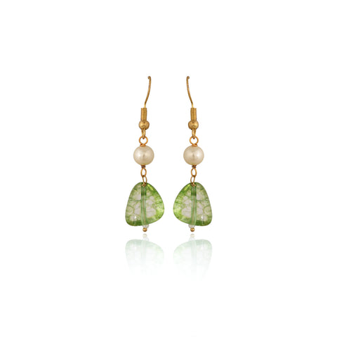 Triple Layer Natural Green Peridot Beads Necklace for Women