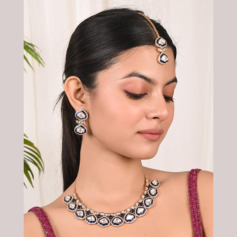 Rosie Menna Kundan Wedding Necklace Set