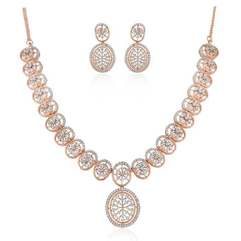 Timeless CZ Necklace Set for a Classic and Sophisticated Look