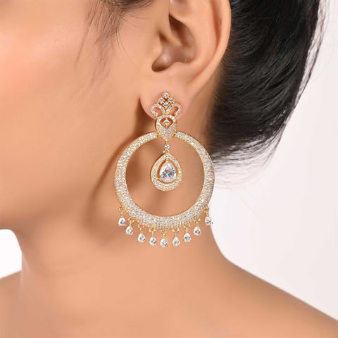 From Simple to Statement: The Best Glamour CZ White Drop Earrings for Women