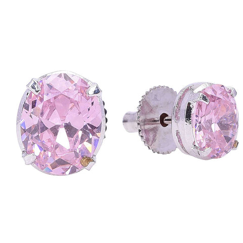 Bold and Beautiful: Unique CZ Pink Stud Earrings for the Confident Woman