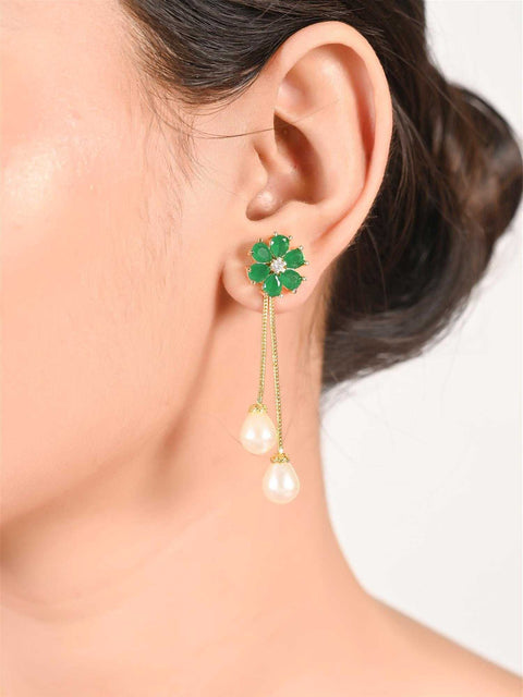 Alluring Ear Adornments: Designer CZ Diamond Earrings for the Feminine Woman