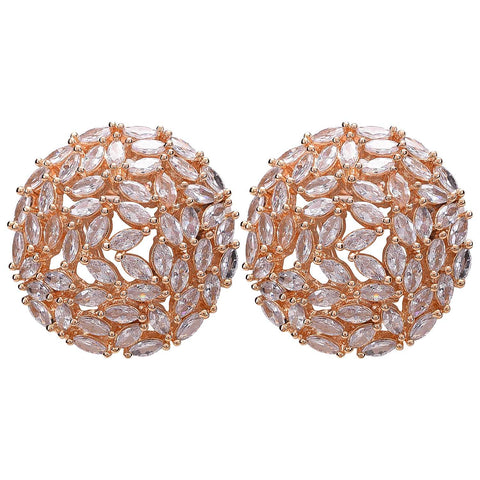 Handcrafted CZ Stud White Earrings: The Ultimate Statement Piece