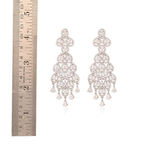 From Dainty to Dramatic: Designer White CZ Drop Earrings for Every Style