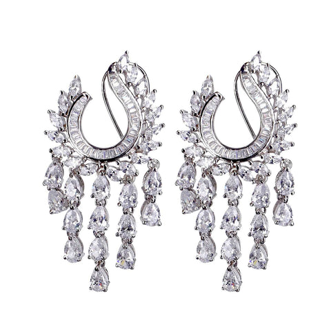 Sparkle and Shine: The Top Glamour White CZ Earrings for Women
