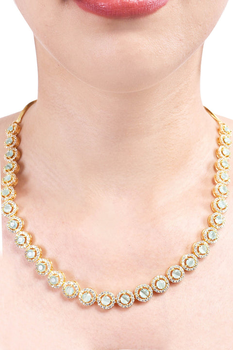Unique Handcrafted CZ Necklace Set Jewelry for Women - Perfect Gift for Any Occasion