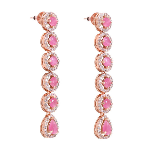 Exquisite Handmade CZ Necklace Set Jewelry for Women - Makes a Beautiful Statement
