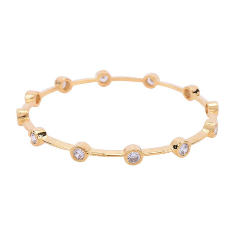Rounded CZ Bangles