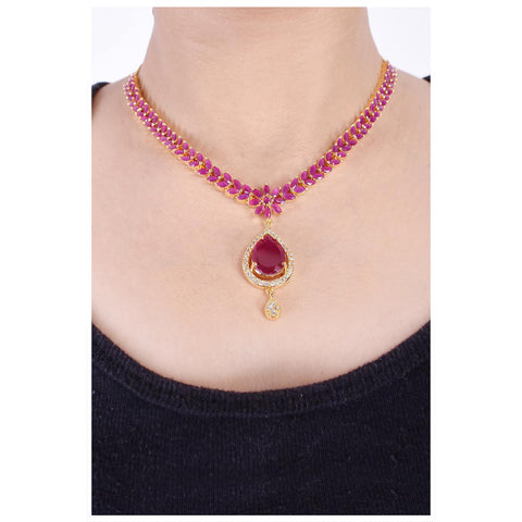 Intricate Handcrafted CZ Necklace for the Fashionable Woman