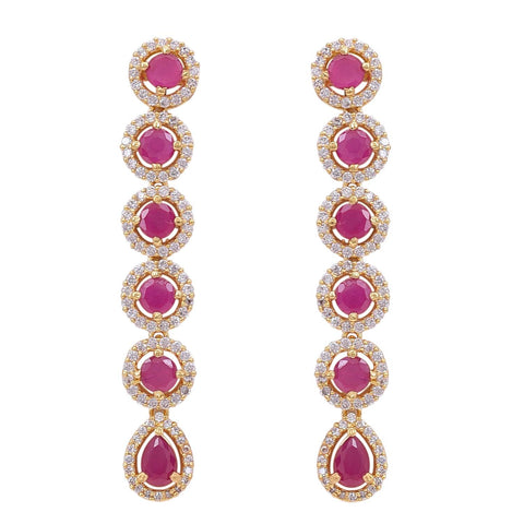 Stunning Handmade CZ Necklace Set Jewelry for Women - Eye-Catching and Chic