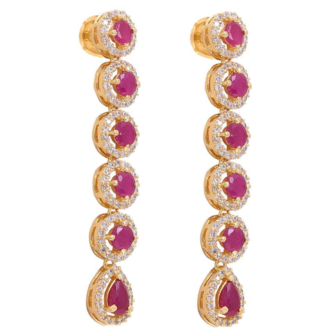 Stunning Handmade CZ Necklace Set Jewelry for Women - Eye-Catching and Chic