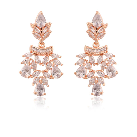 Luxurious CZ Necklace Set: High-End and Luxe Jewelry for Women
