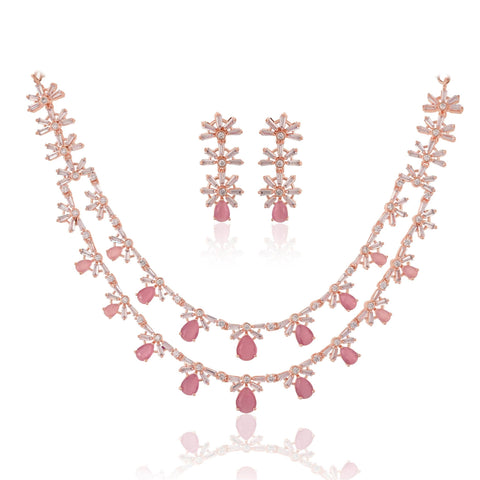 Pristine CZ Necklace Set: Exquisite and Gorgeous Jewelry for Women