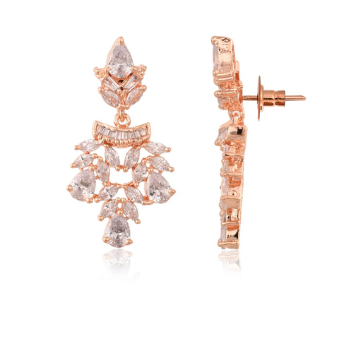 Luxurious CZ Necklace Set: High-End and Luxe Jewelry for Women