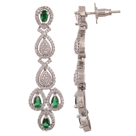 CZ Majesty: An Exquisite Handmade Necklace Set for Women