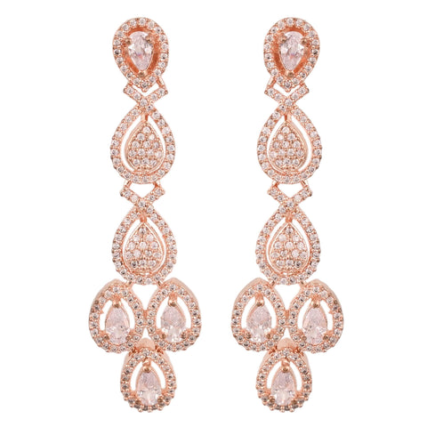 Intricate Elegance: A Handcrafted CZ Necklace Set for the Modern Woman