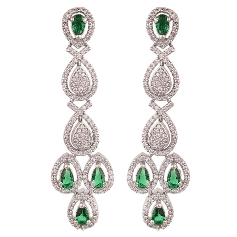 CZ Majesty: An Exquisite Handmade Necklace Set for Women